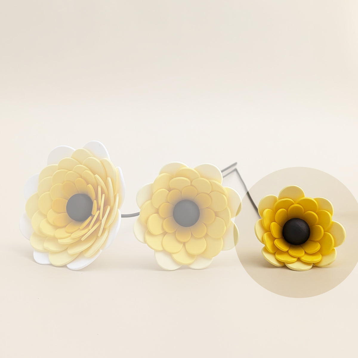 Les YellowFlores – Fleurs décoratives jaunes